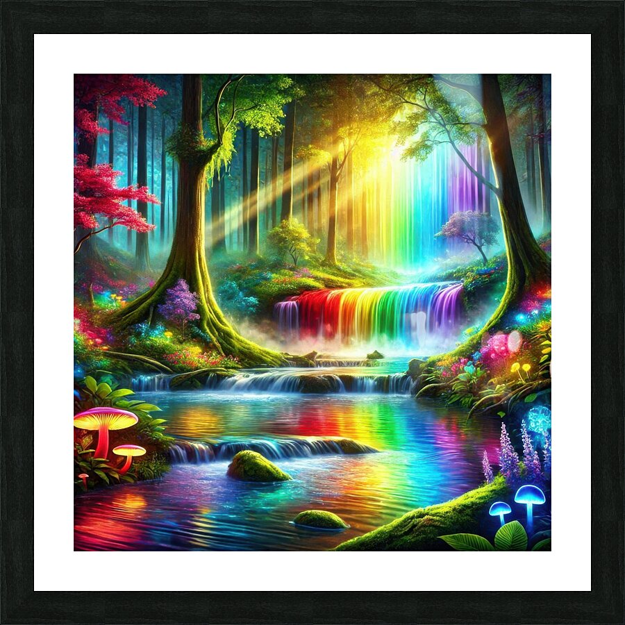 charming colorful nature 5 Picture Frame print