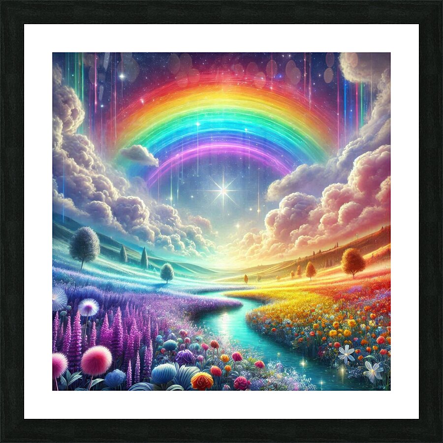 charming colorful nature 30 Picture Frame print