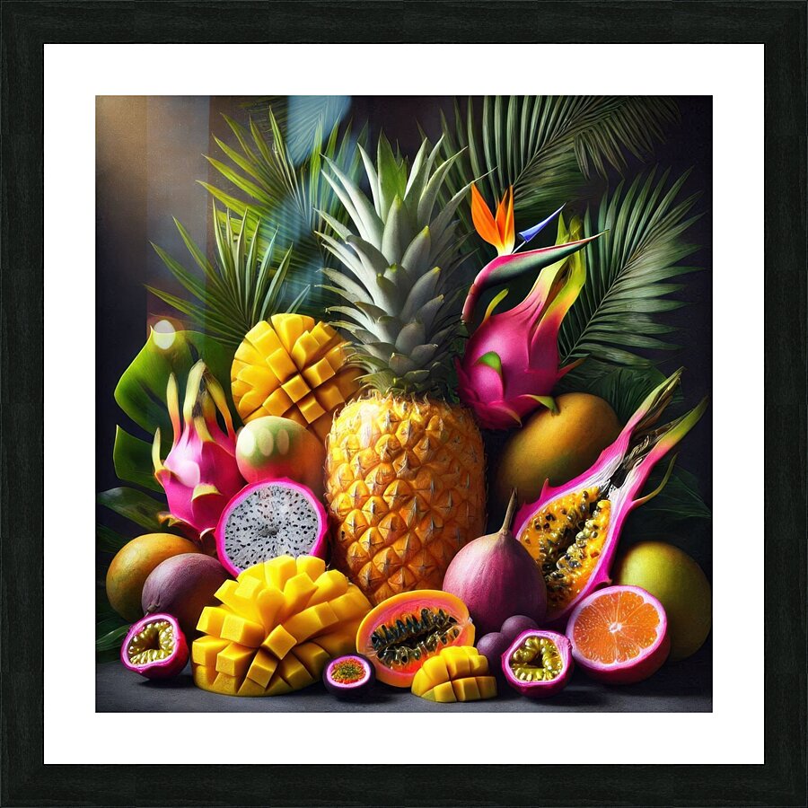 fruits 4 Picture Frame print