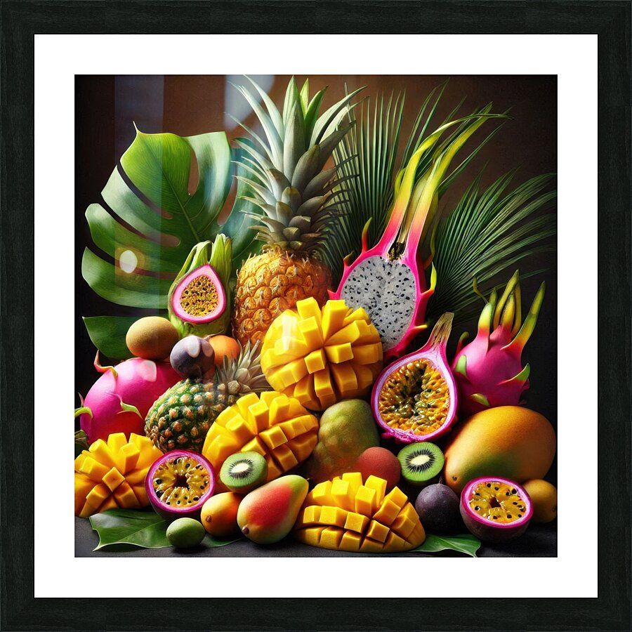 fruits 9 Picture Frame print