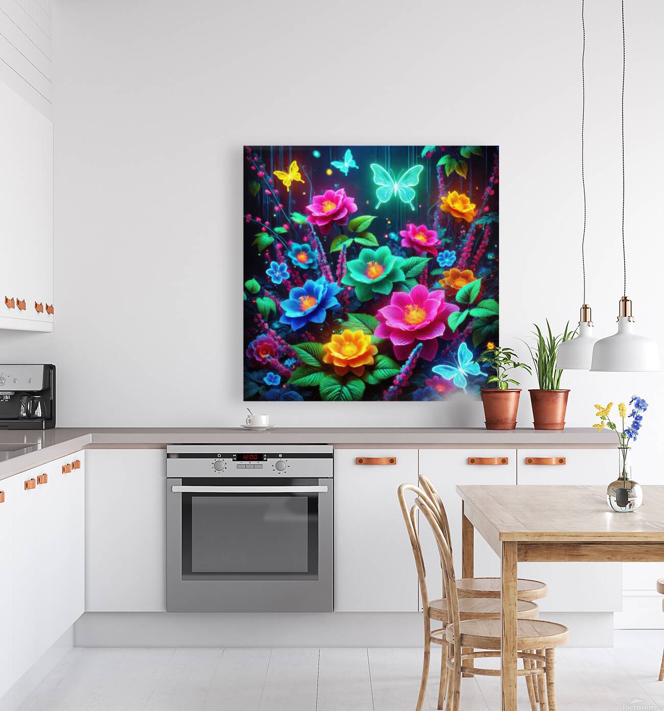 Garden flowers in bright colors 10 Reproduction