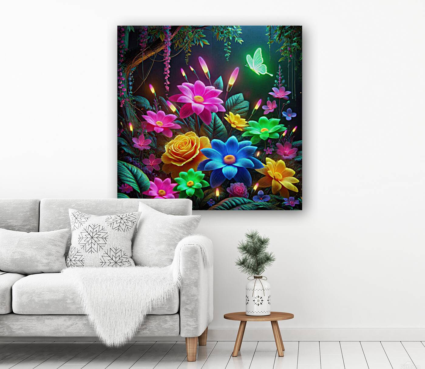 Garden flowers in bright colors 11 Reproduction