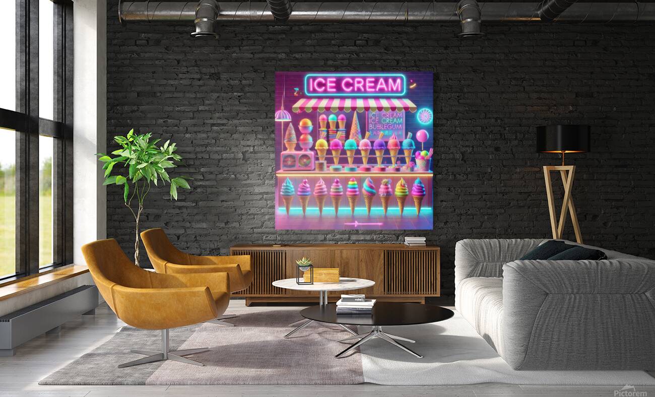 Colorful ice cream 15 Reproduction