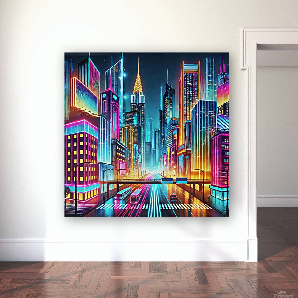 City buildings 8 Reproduction