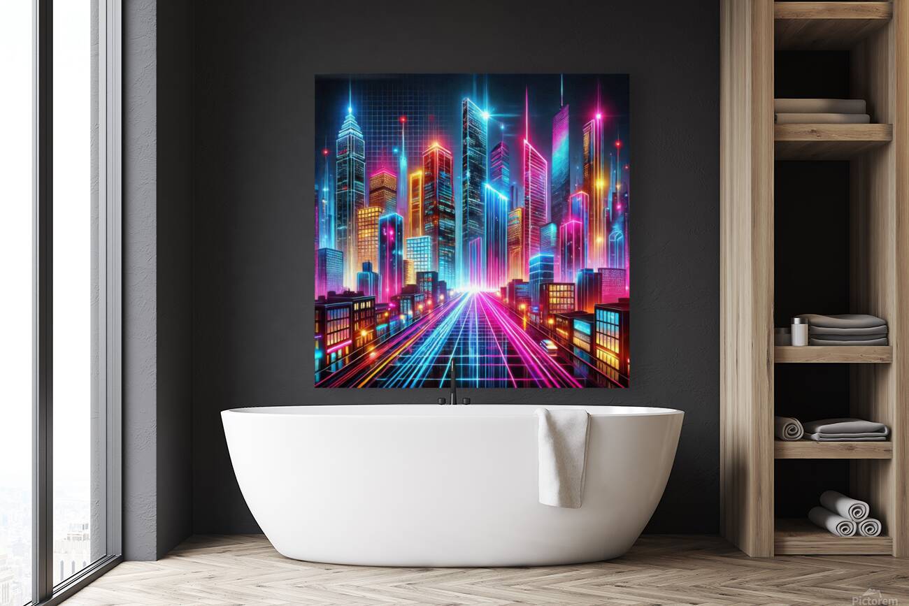 City buildings 17 Reproduction