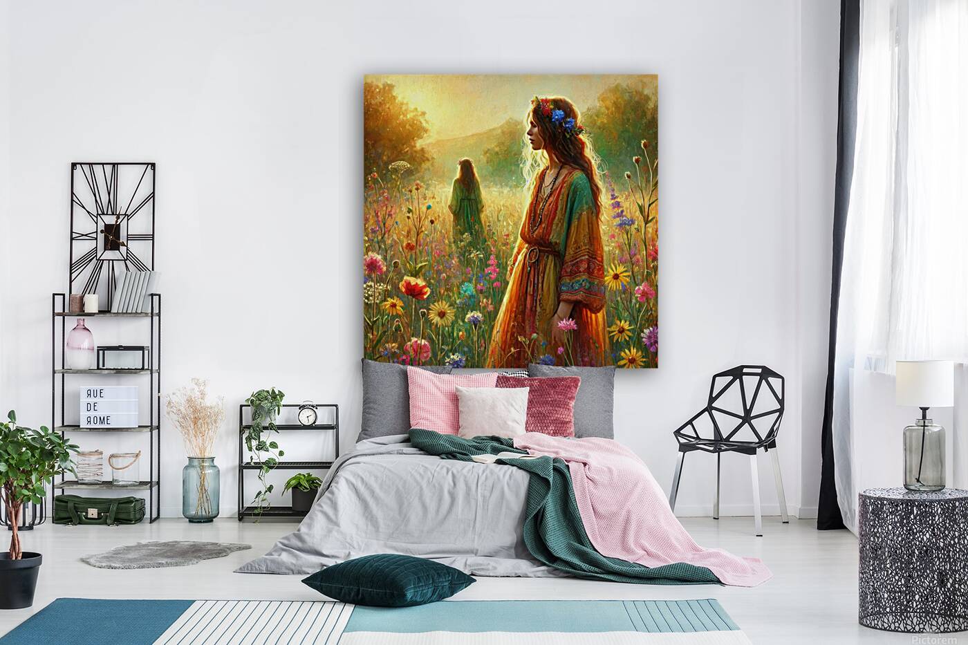 girl in the field 9 Reproduction