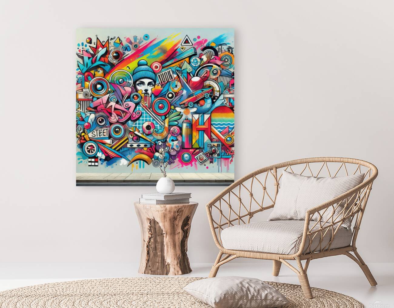 Graffiti drawing 8 Reproduction