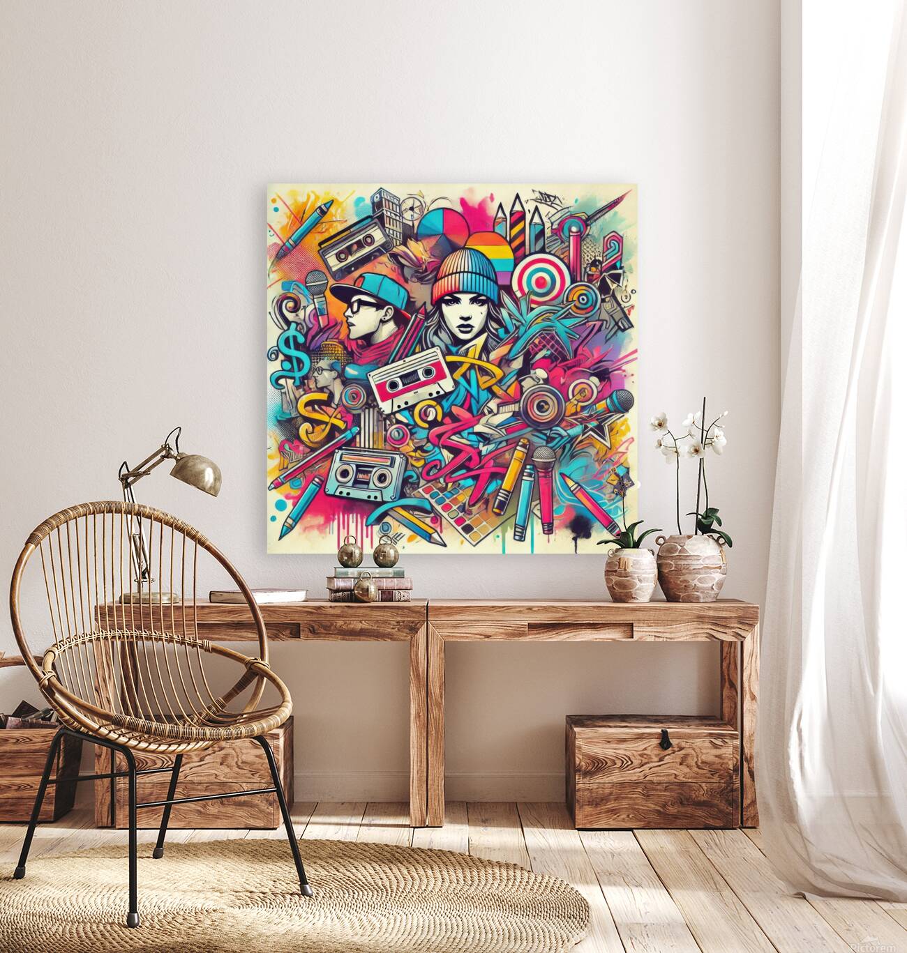 Graffiti drawing 20 Reproduction