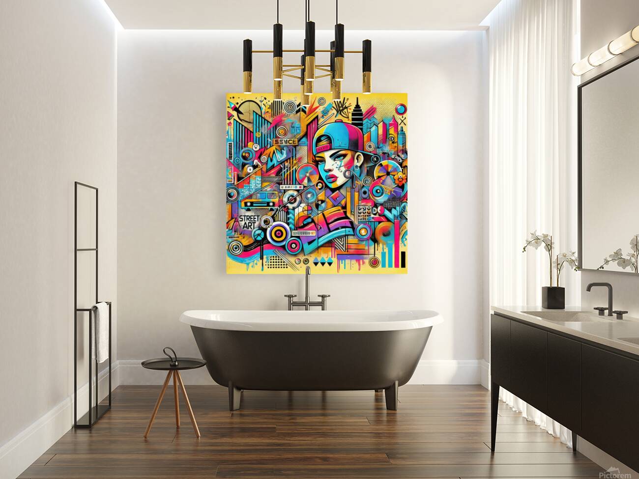 Graffiti drawing 21 Reproduction