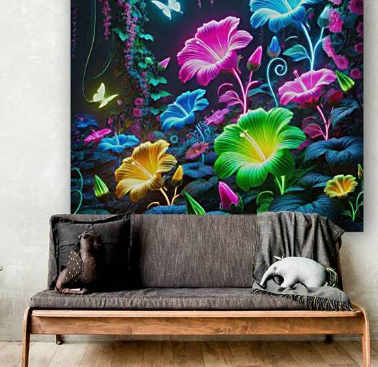 Garden flowers in bright colors 17 by Hamo