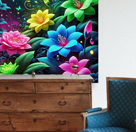 Garden flowers in bright colors 19 by Hamo