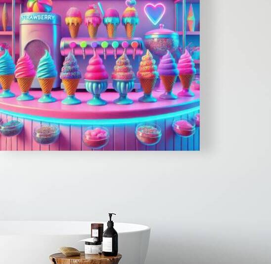 Colorful ice cream 1 by Hamo