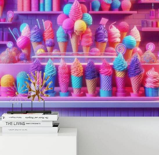 Colorful ice cream 2 by Hamo