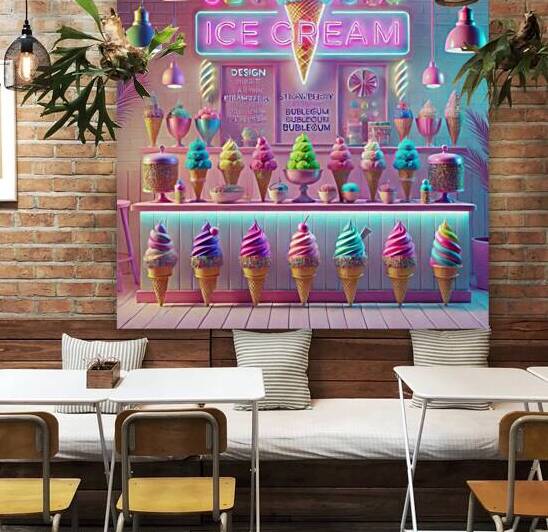 Colorful ice cream 8 by Hamo