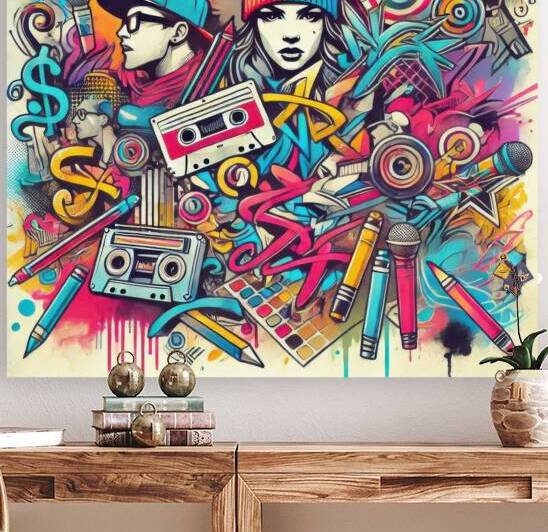 Graffiti drawing 20 by Hamo