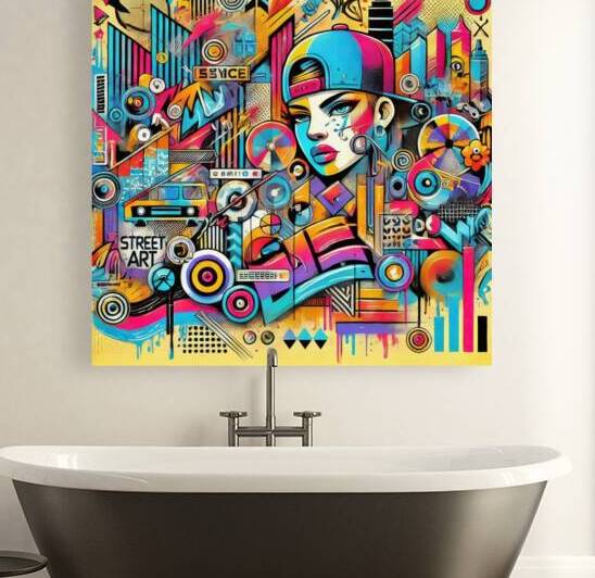 Graffiti drawing 21 by Hamo