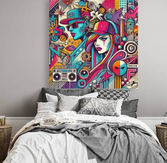 Graffiti drawing 25 by Hamo