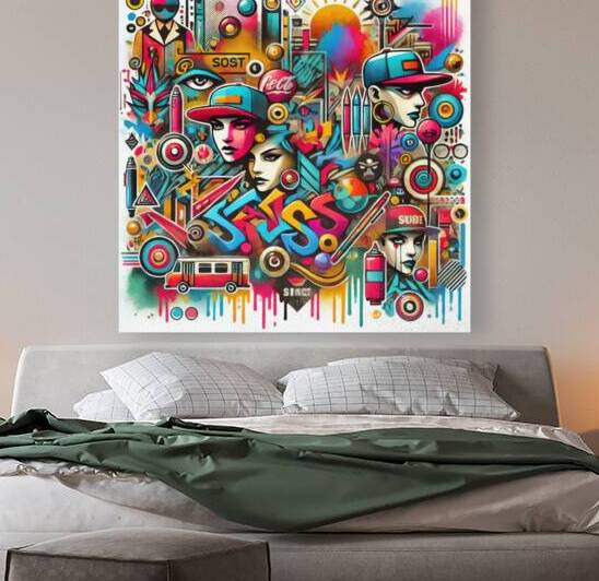 Graffiti drawing 26 by Hamo