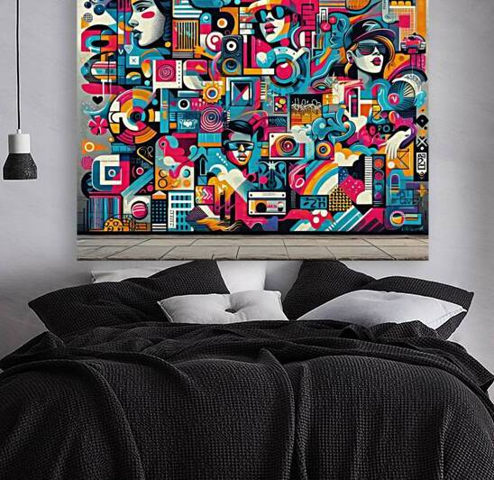 Graffiti drawing 28 by Hamo