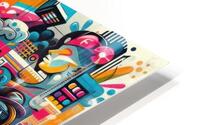 Graffiti drawing 28 HD Metal print