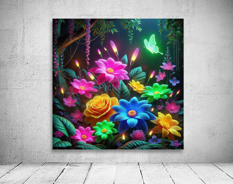 Garden flowers in bright colors 11 Wall Preview