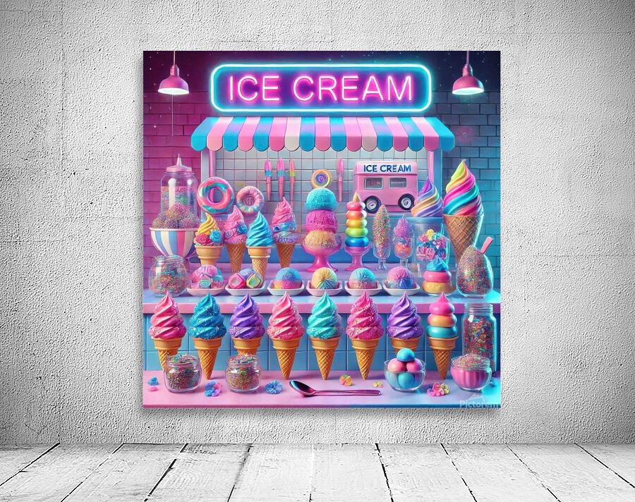Colorful ice cream 3 Wall Preview