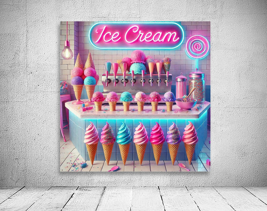 Colorful ice cream 6 Wall Preview
