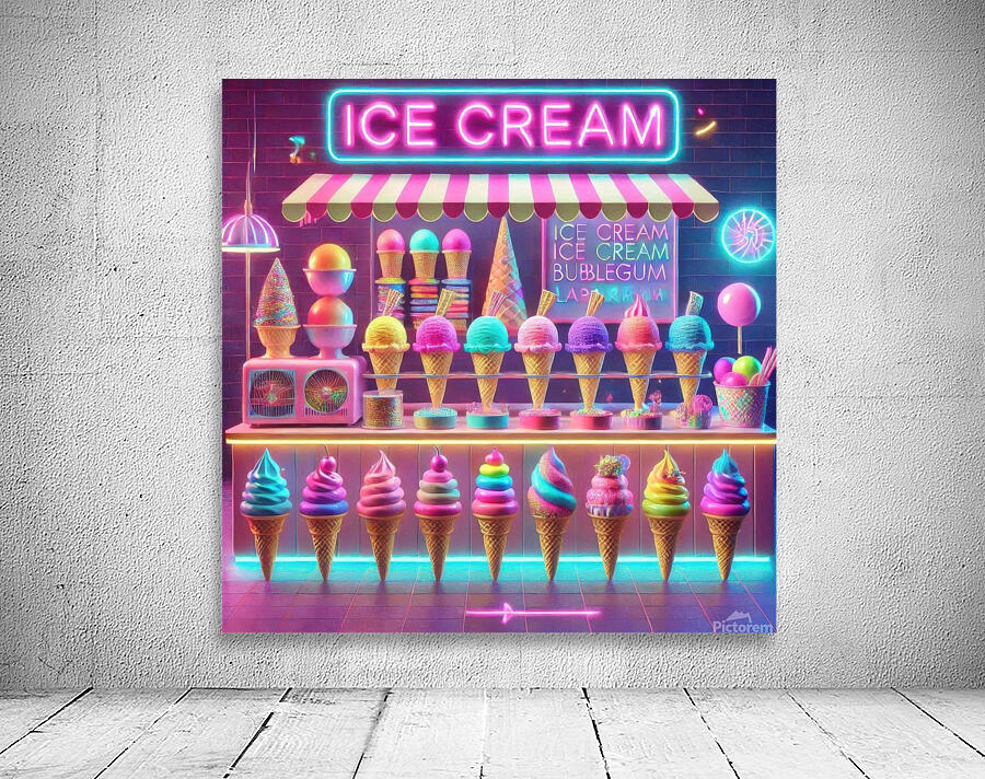 Colorful ice cream 15 Wall Preview