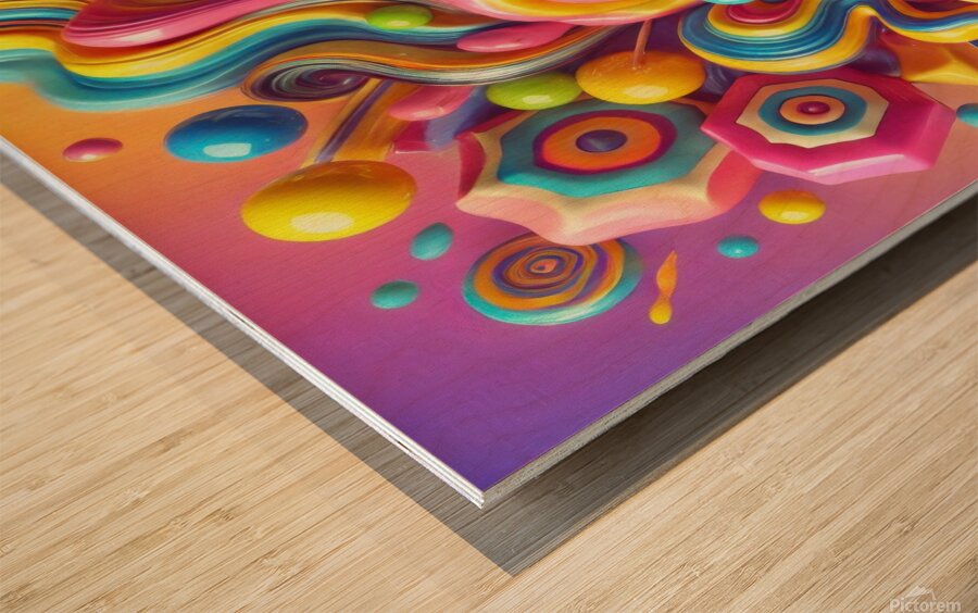 Art board 3 Wood print