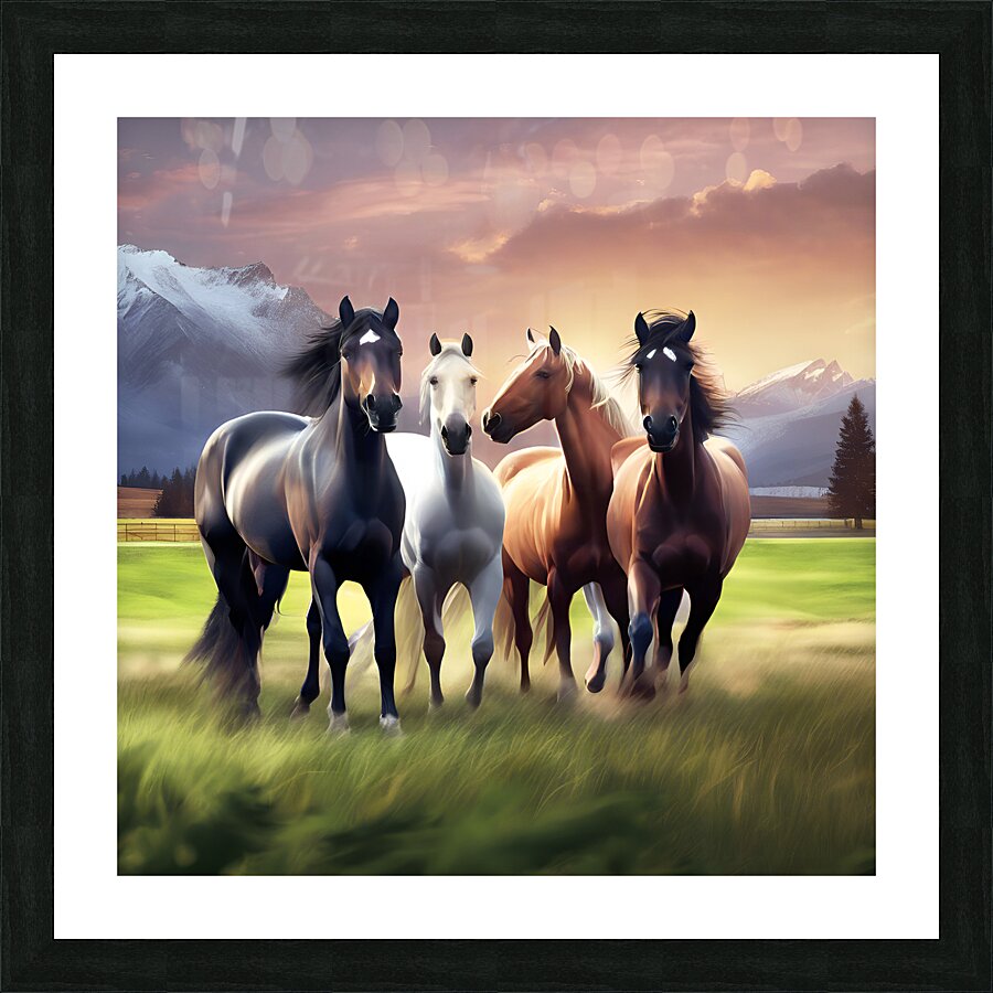 Horses  Picture Frame print