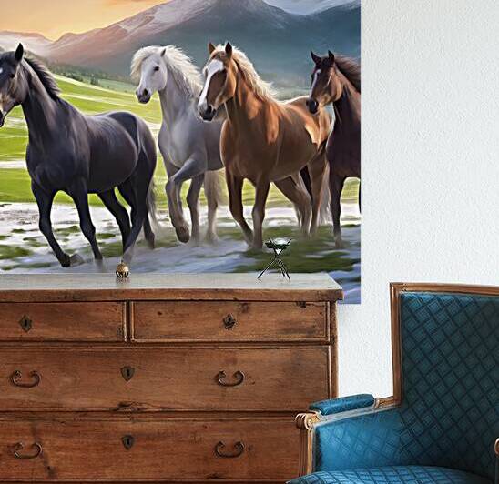 Four Horses  by Houses Arts