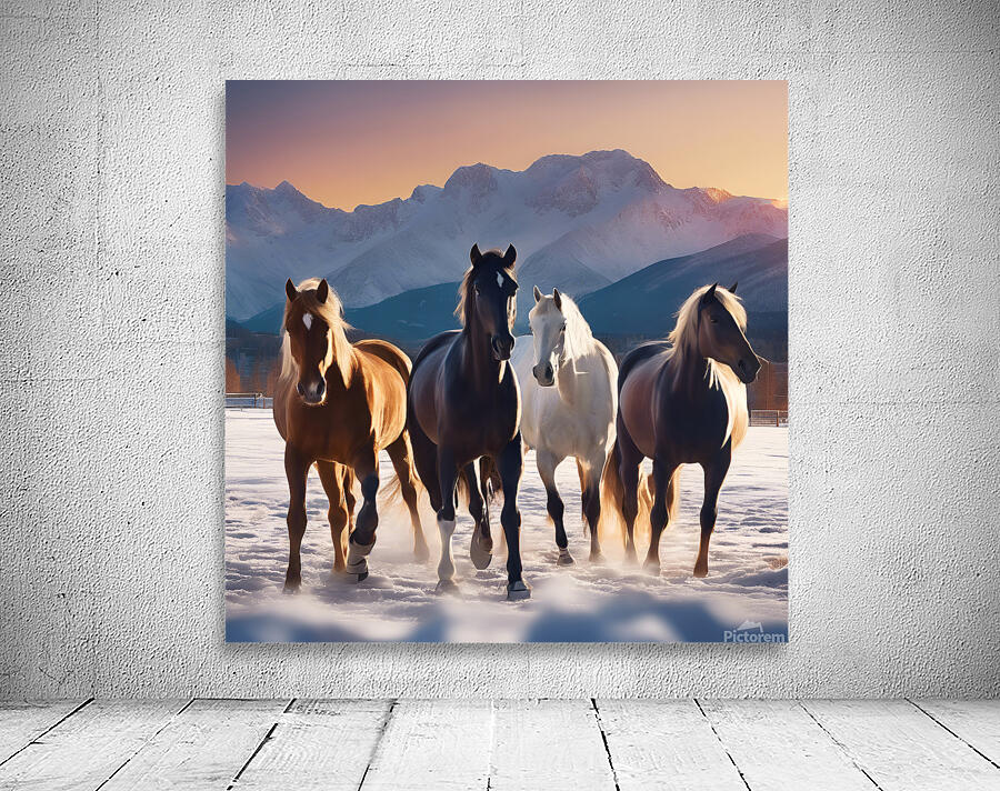 Beautiful Horses  Wall Preview