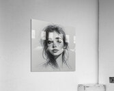 Gaze in Graphite Acrylic Print