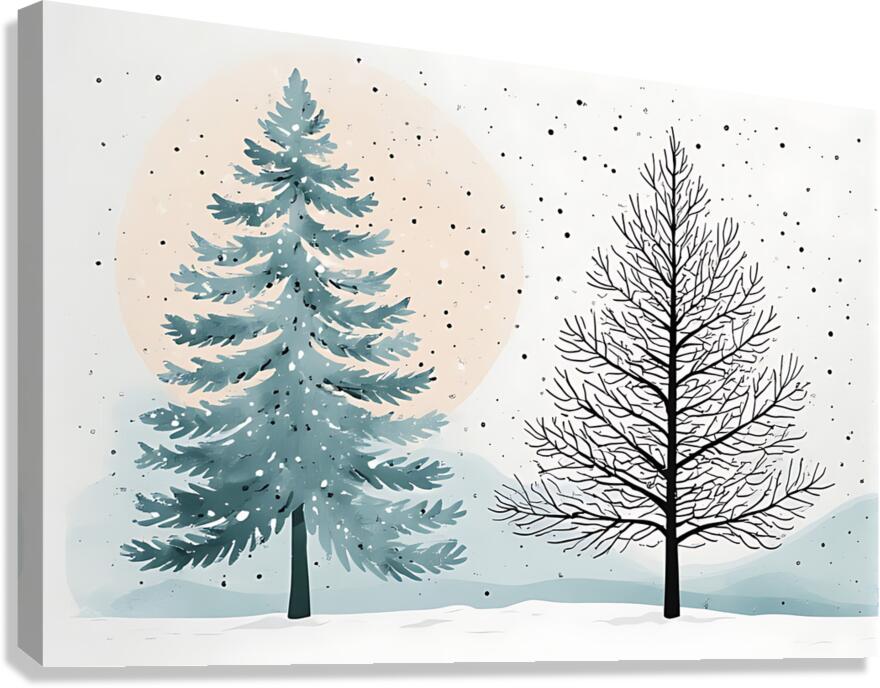 Winter Companions Canvas Print