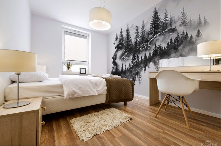 Nature Within the Mind Mural print