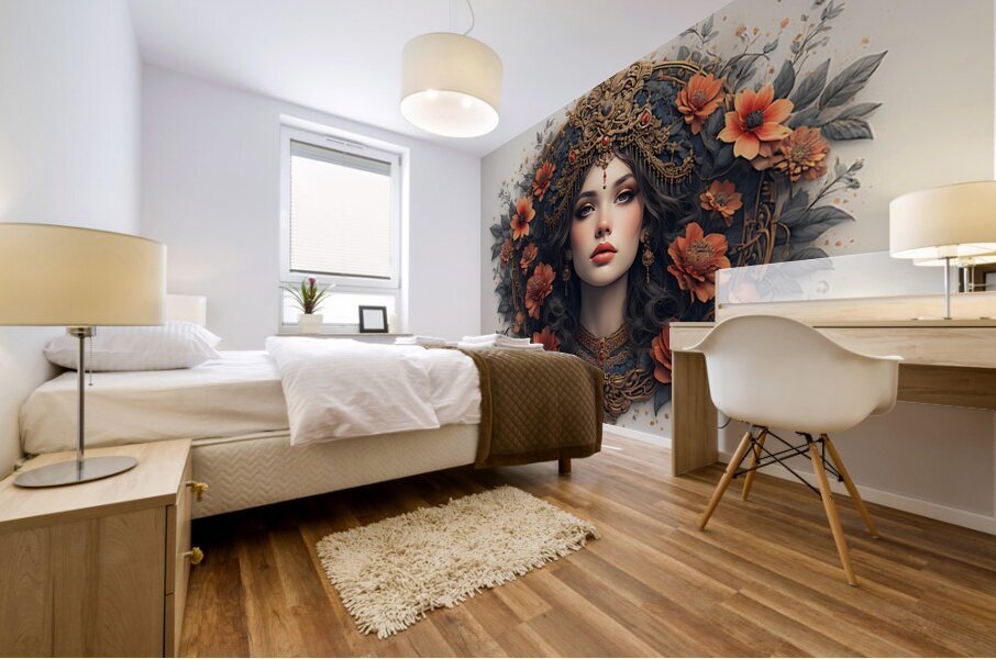 Floral Empress Mural print