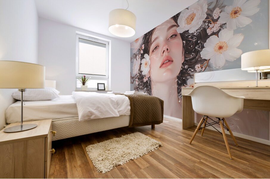 Submerged Serenity Mural print