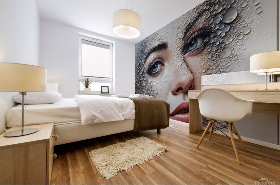 Reflections Beneath the Surface Mural print