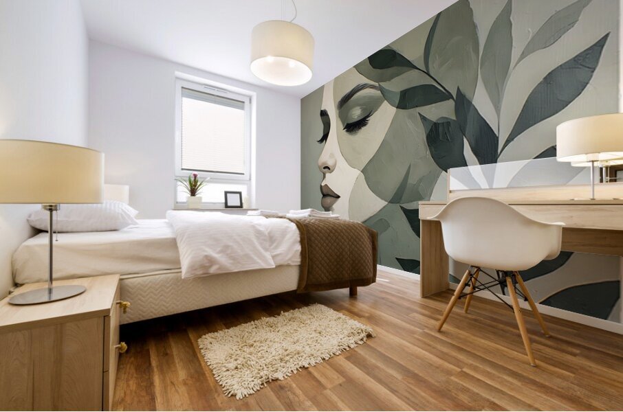 Rooted Silence Mural print
