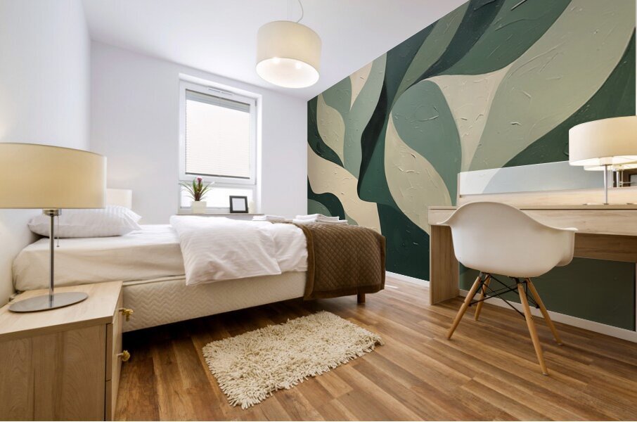 Verdant Drift Mural print