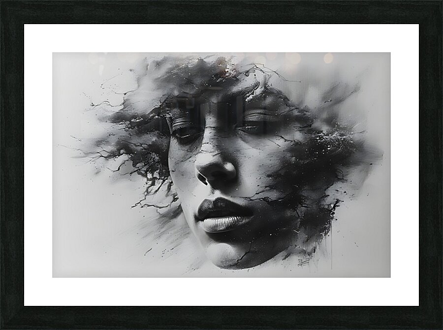 Dissolving Silence Picture Frame print