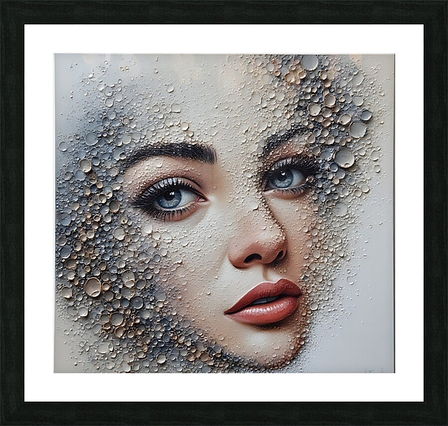 Reflections Beneath the Surface Picture Frame print