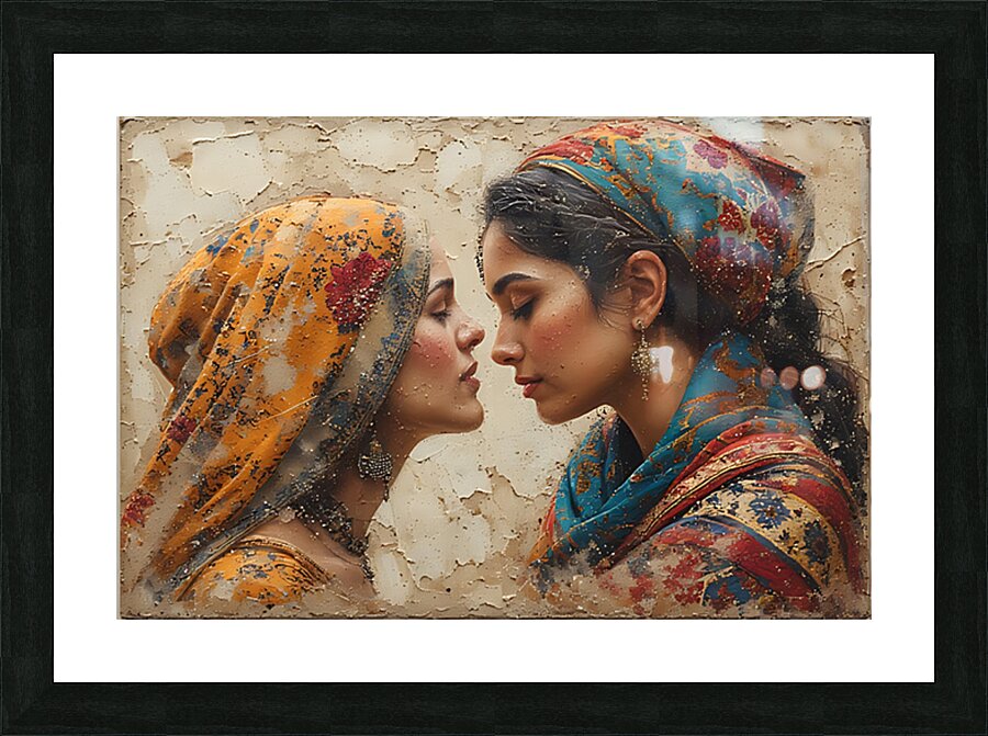 Threaded Reflections Picture Frame print
