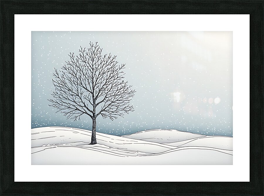 Solstice Silence Picture Frame print