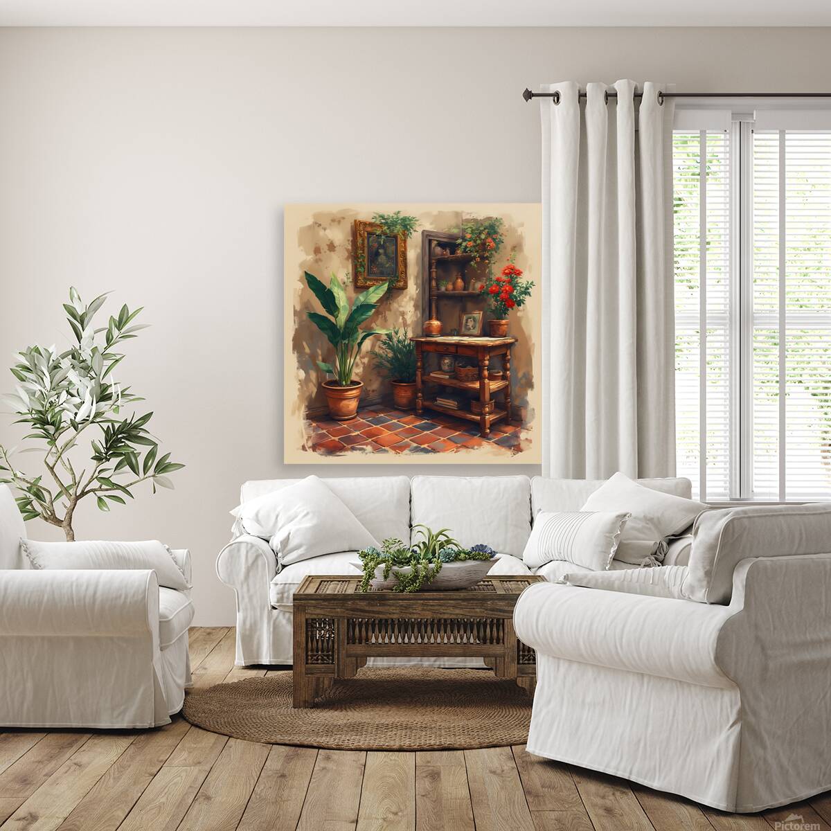Rustic Corner Harmony Reproduction