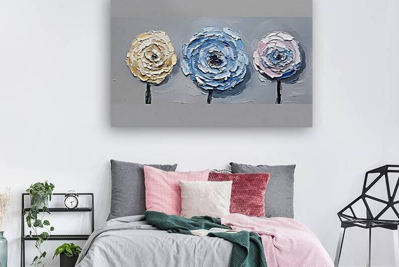 Trio in Bloom Reproduction