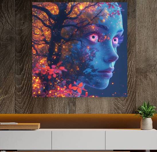 Ember Eyes Beneath the Canopy by Lingua Bridge