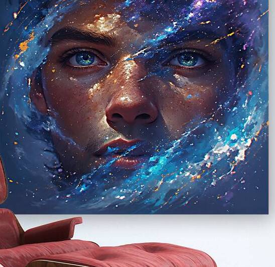 Cosmic Reflection: Face of the Universe by Lingua Bridge