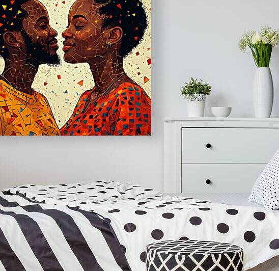Geometric Intimacy: A Moment of Connection by Lingua Bridge