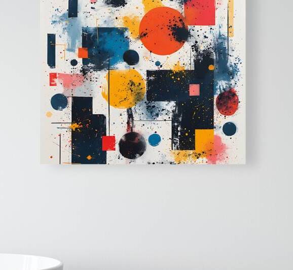 Chaos in Color: Geometric Abstraction by Lingua Bridge